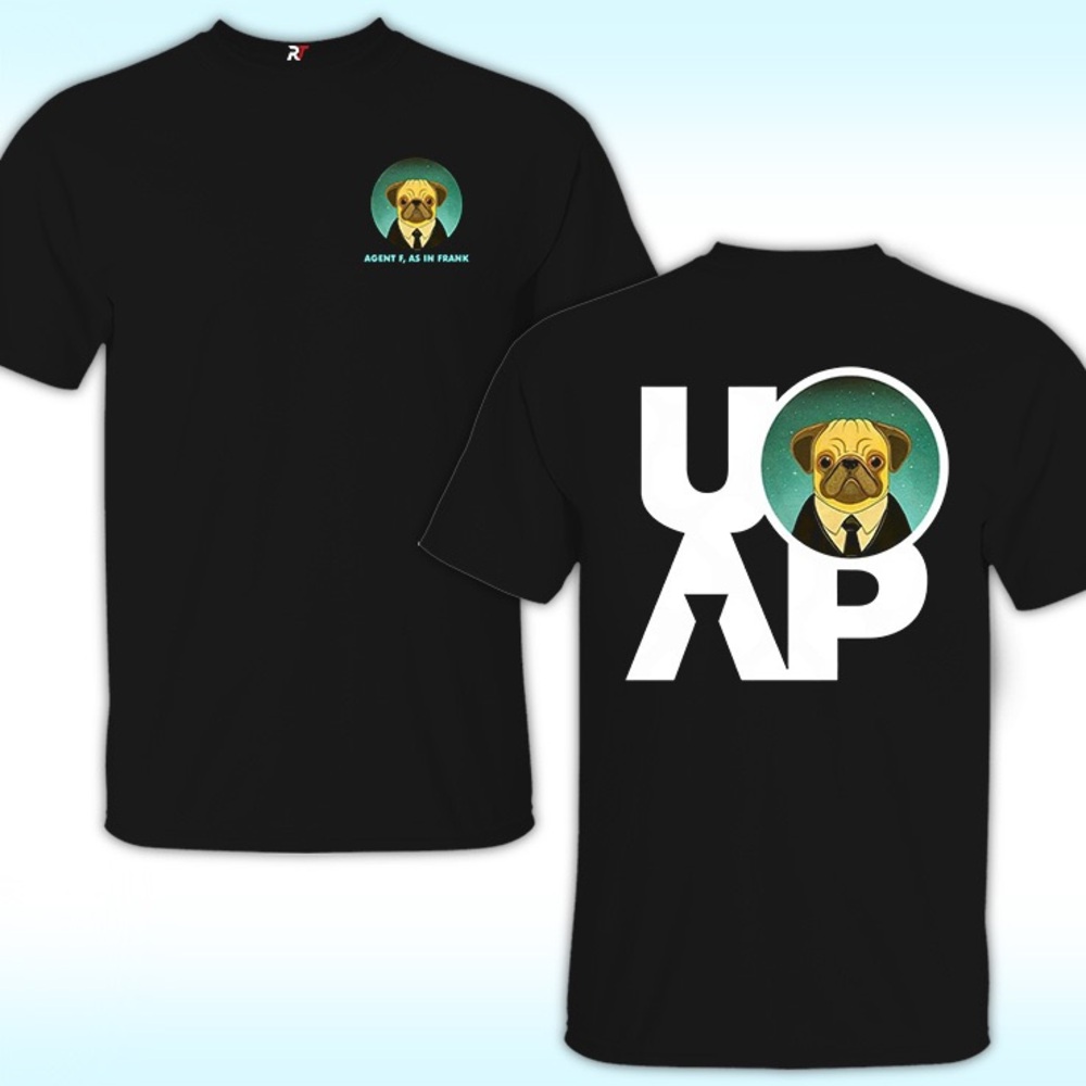 2025 UOAP Nights “Agent F” (Frank the Pug) Tshirt